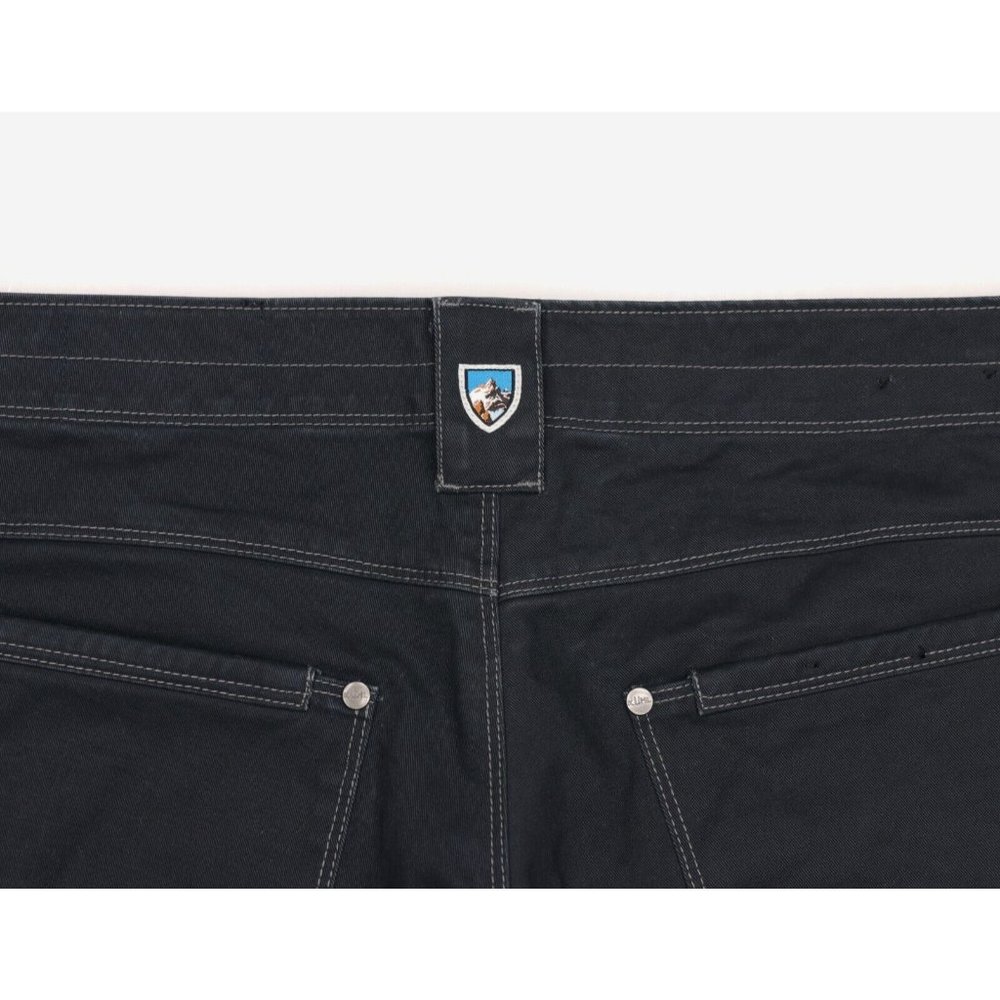 Kuhl RYDR Lean Pants Jeans Men's 34 X 30 Vintage Patina Dye Black N Blue - Picture 5 of 8